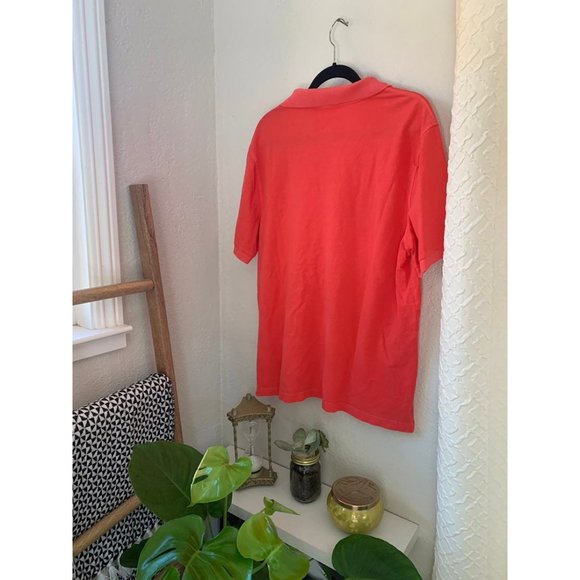 5/$20 💥 Mens L merona coral dark peach polo - Picture 4 of 4